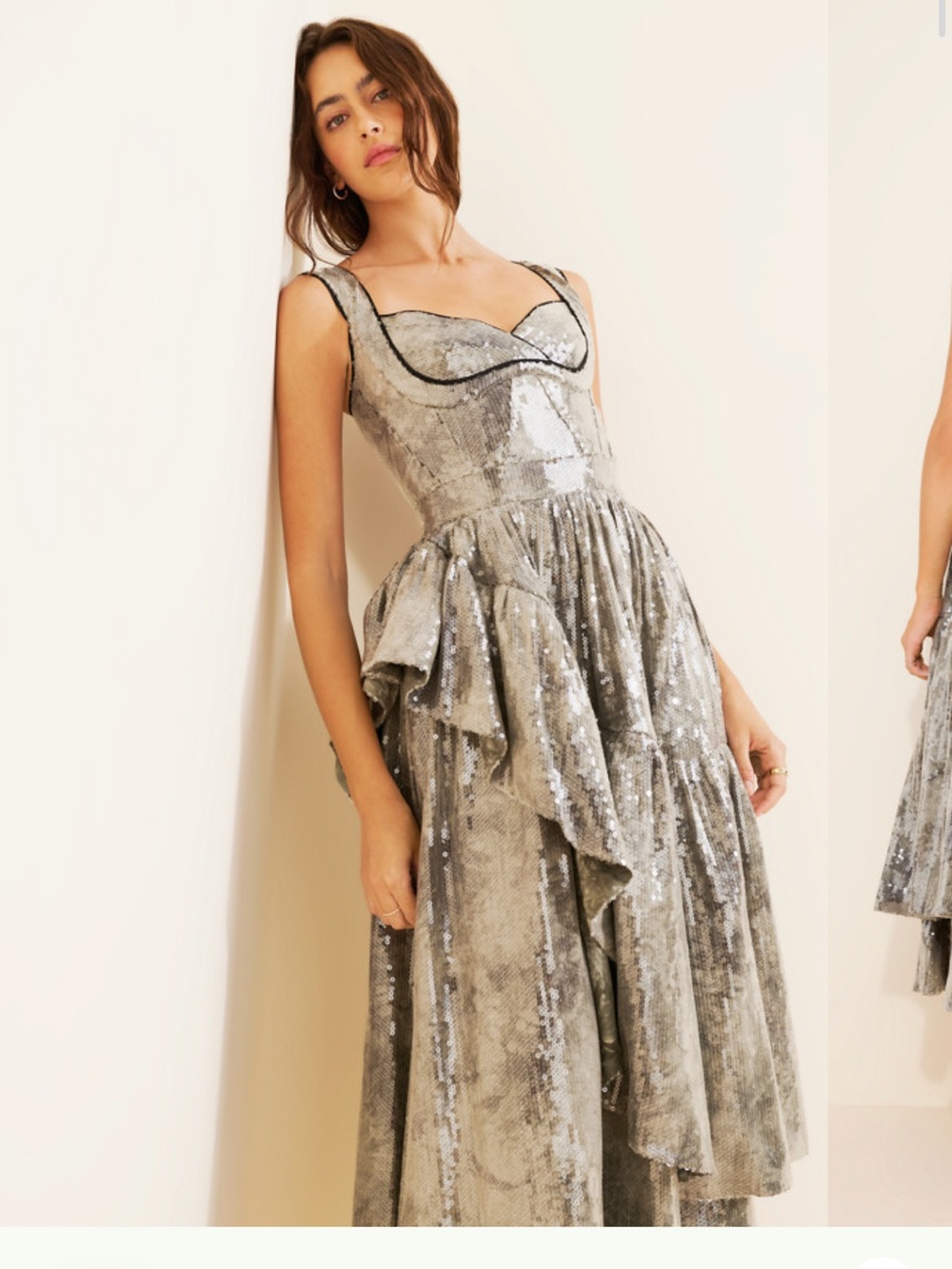 Celia B Silvermoon Sequin Dress
